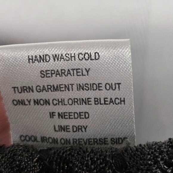 Studio Y Y2K Strapless Top Gray Mesh Metallic Whimsigoth Party Fairy XL - Picture 6 of 7